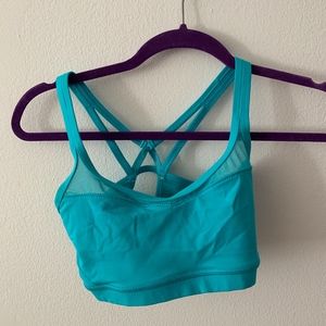Lululemon, blue sports bra (size 2)